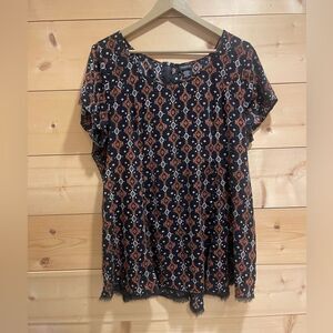 Torrid Aztec Print Top 2X